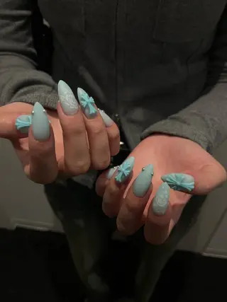 ネイル GO TODAY 吉祥寺Glint所属・うの 韓国ﾈｲﾙ໒꒱⋆⭒˚のネイルデザイン