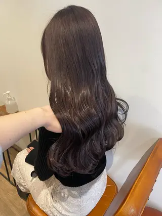 ロング カラー ヘアアレンジ coco♡ 韓国hairのヘアスタイル