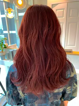 ロング カラー hair make salon Frip所属・金久保亮/パパ美容師 /パーマ/髪質改善のヘアスタイル