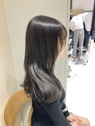 ミディアム カラー MURANAKA RYOのヘアスタイル