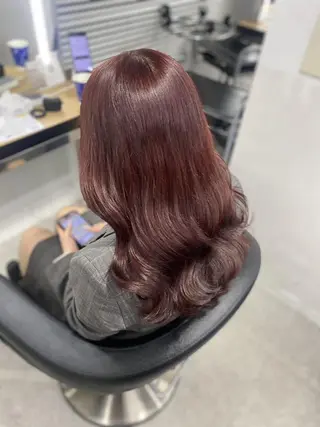 カラー girly❤︎暖色ヘ ア➰🎀HINANOのヘアスタイル