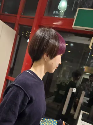 ショート カラー 遠藤 史秋のヘアスタイル