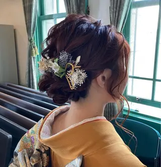 ヘアアレンジ make room Blissのヘアスタイル