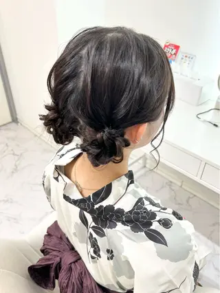 ロング ヘアアレンジ ヘアセット専門店 Rのヘアスタイル