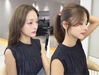 韓国ヘア/美髪矯正/ Haruna🦋のヘアスタイル