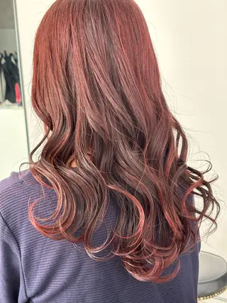 ロング カラー Telasu 🐈ゆうかのヘアスタイル
