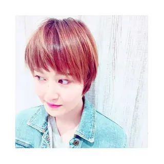 ショート 透明感♡︎♡︎ 佐々木早苗のヘアスタイル