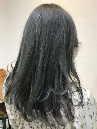 ロング カラー 山崎 澪 レイヤーカット/大宮のヘアスタイル