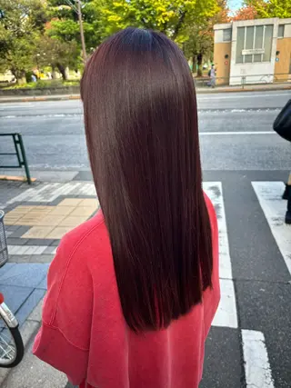 ロング カラー サカウエ 透明感カラー🫧のヘアスタイル
