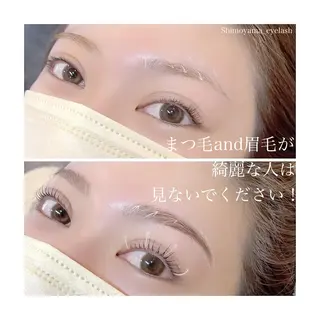 マツエク・マツパ アイブロウ LEDマツエク マツパ撮影モデル募集のマツエク・マツパデザイン