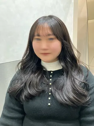 ロング カラー 💖ブリーチなし透明 感💖ASAHIのヘアスタイル