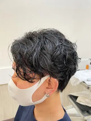ショート パーマ メンズ リリー /Men's/パーマのヘアスタイル