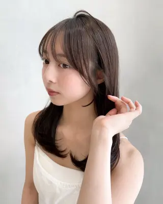 セミロング Agnos 青山/ saya🌼のヘアスタイル