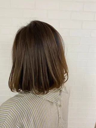 セミロング カラー パーマ 🎁無料カットカラー 📷撮影モデル募集✨のヘアスタイル