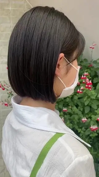 ショート 髪質改善/白髪ぼかし SHIONのヘアスタイル