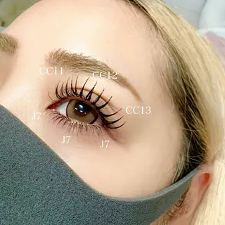 マツエク・マツパ Mercury Curl  鈴木 茜のマツエク・マツパデザイン