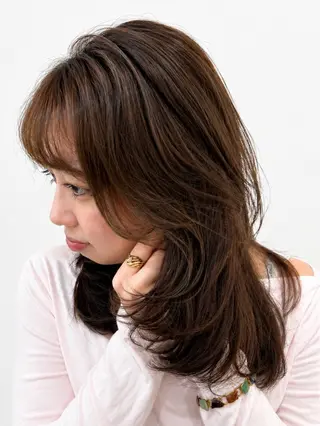 セミロング 大船/レイヤーカット Kananiのヘアスタイル