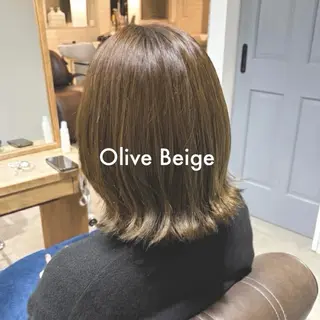 ミディアム カラー Eri 🌿透明感・艶カラーのヘアスタイル