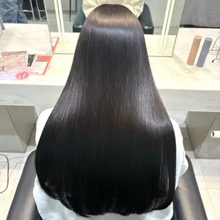 ロング 縮毛矯正/Wカラー /アレンジ🌙あまにのヘアスタイル