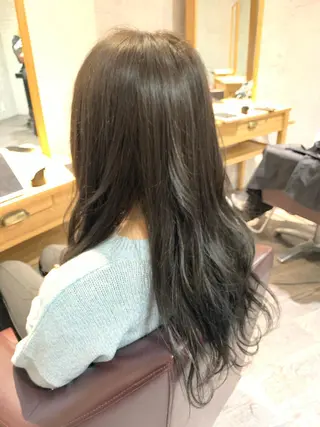 ロング カラー 中川歩 髪質改善 ツヤカラー【横浜】のヘアスタイル