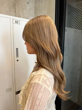 カラー sora/ハイトーン /透明感カラー🫧のヘアスタイル