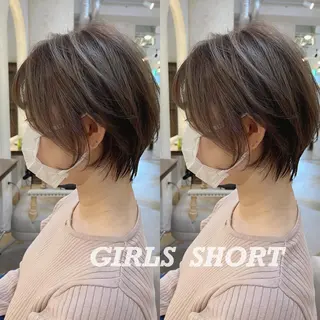 ショート カラー 佐々木 裕一のヘアスタイル