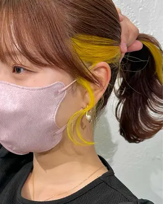 カラー インナーカラー/レイ ヤーカット♡/マキシのヘアスタイル