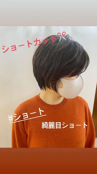 ショート 藤田 遼のヘアスタイル