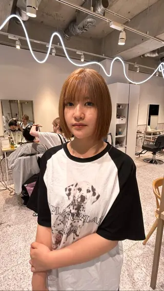 ショート カラー ヘアアレンジ ♡ハイトーン★ ネイル/しの♡のヘアスタイル