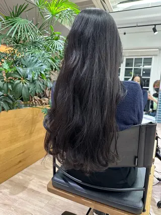 ロング 切りっぱなし/髪質 改善矯正/さやか🫧のヘアスタイル