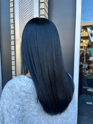 ロング カラー i sのヘアスタイル