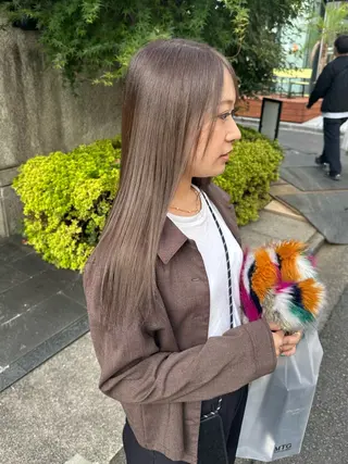 ロング カラー パーマ 明治神宮前 NANAMIのヘアスタイル