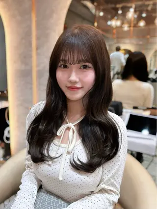 ロング カラー ヘアアレンジ 似合わせカット/ 🎀さらさ🎀のヘアスタイル