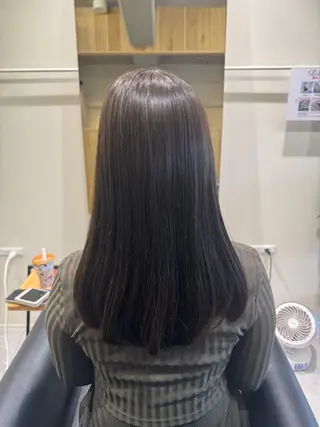 ロング カラー ゆ う あのヘアスタイル