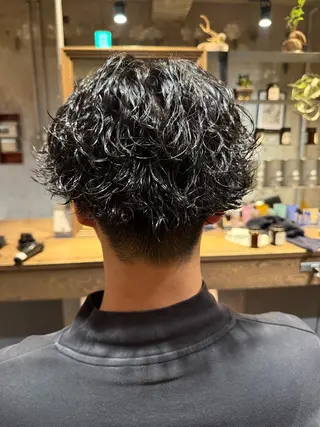 ショート パーマ メンズ メンズ/佐藤 恒輝のヘアスタイル
