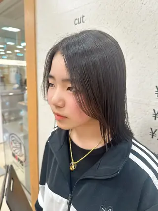 ミディアム モリオフロムロンドン所属・札幌カットモデル/ ショートカット/富田のヘアスタイル