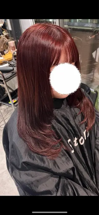 ミディアム カラー 川越ハイトーン🧸 Yumaのヘアスタイル