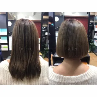 ショート 🫧透け感⋆艶髪💎 山口アヤカのヘアスタイル