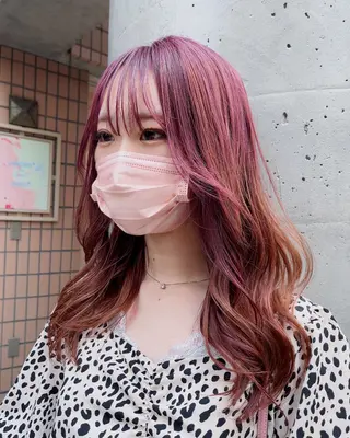 セミロング カラー 髪質改善☆ 縮毛矯正miyuのヘアスタイル