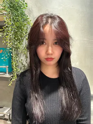 ロング カラー タナカ カナ🫧のヘアスタイル