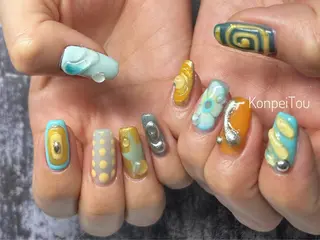 ネイル おうちのネイルサロン　konpeiTou〜こんぺいとう〜所属・おうちのネイルサロン KonpeiTouのネイルデザイン