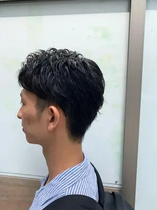 ショート メンズ ‪🌿パーマ大好評 メンズ特化🌿ワタルのヘアスタイル