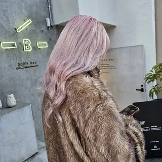 ロング カラー あべかりん/原宿 /マツパ/ハイトーンのヘアスタイル