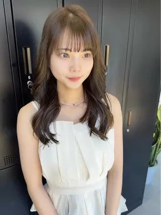 ロング カラー 韓国ヘア🇰🇷 スズキのヘアスタイル