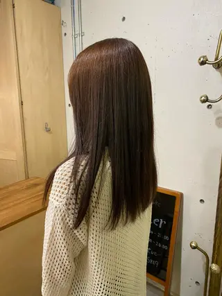 ロング 竹内 柚子のヘアスタイル