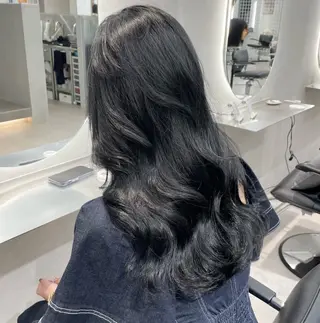 ロング 大人の海外ハイライト coconoのヘアスタイル