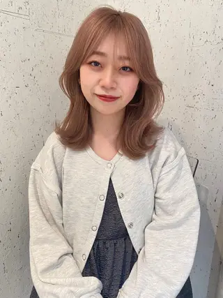 ミディアム カラー mai / linoah˚✧のヘアスタイル