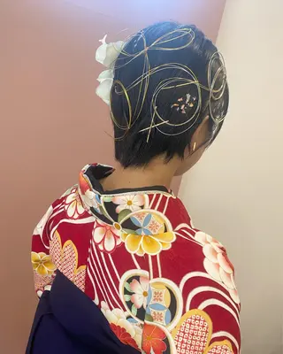 ショート ヘアアレンジ pep natsumiのヘアスタイル