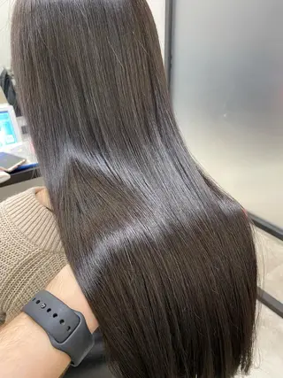 ロング カラー 【艶髪×韓国風】 毛流れ職人 RYOのヘアスタイル