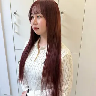 ロング カラー ParveMix 🩶🫧入江 香名のヘアスタイル